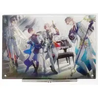 ROF-MAO - Acrylic stand - Acrylic Art Plate - Rof-Mao Playing Card Motif - Kaida Haru & Fuwa Minato & Kagami Hayato & Kenmochi Toya