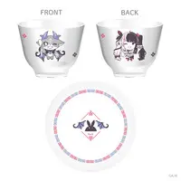 Debidebi Debiru & Yorumi Rena - Dish - Tumbler, Glass - Tableware - Nijisanji