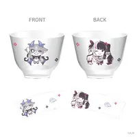 Debidebi Debiru & Yorumi Rena - Dish - Tumbler, Glass - Tableware - Nijisanji