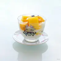 Debidebi Debiru & Yorumi Rena - Dish - Tumbler, Glass - Tableware - Nijisanji