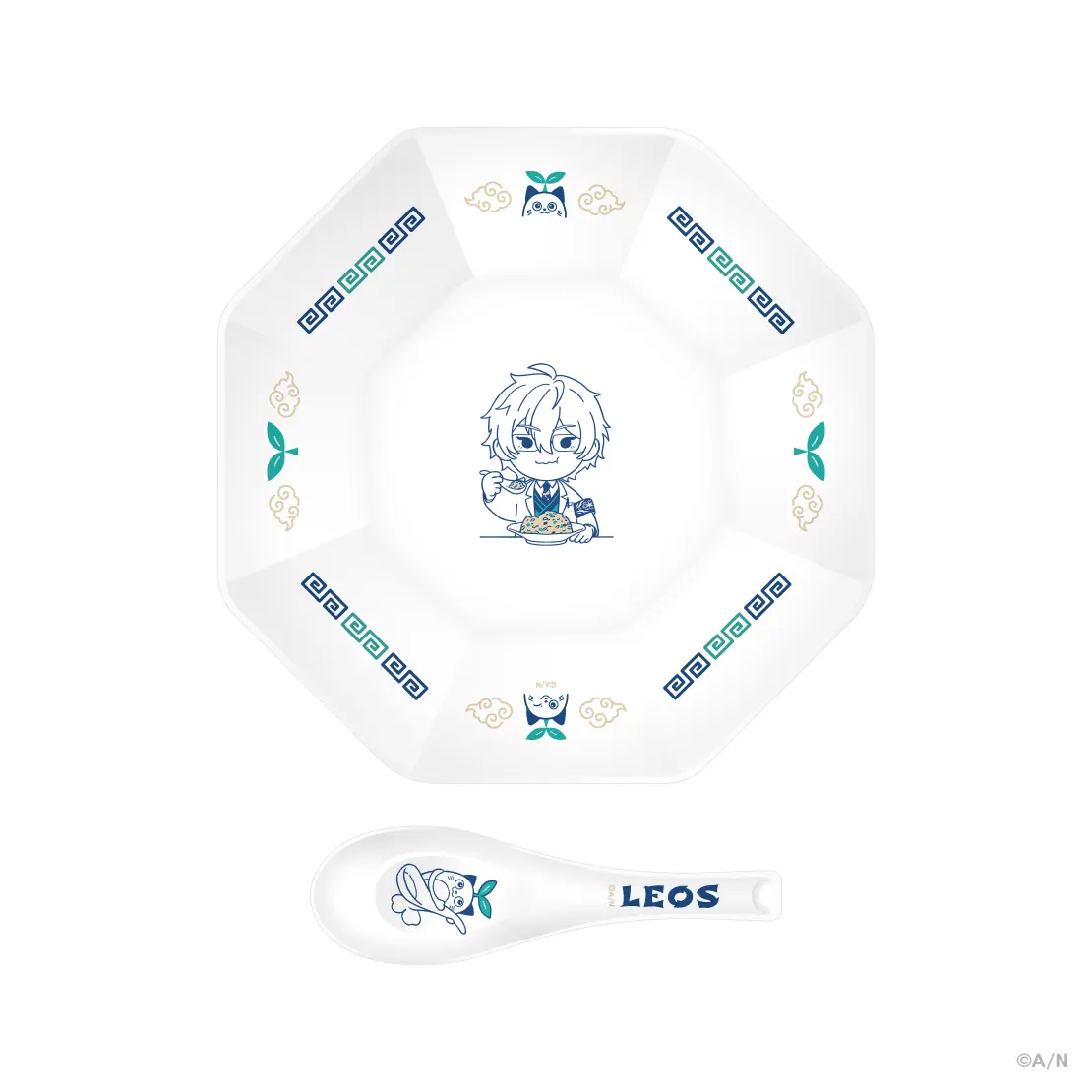 Leos Vincent - Dish - Spoon - Tableware - Nijisanji