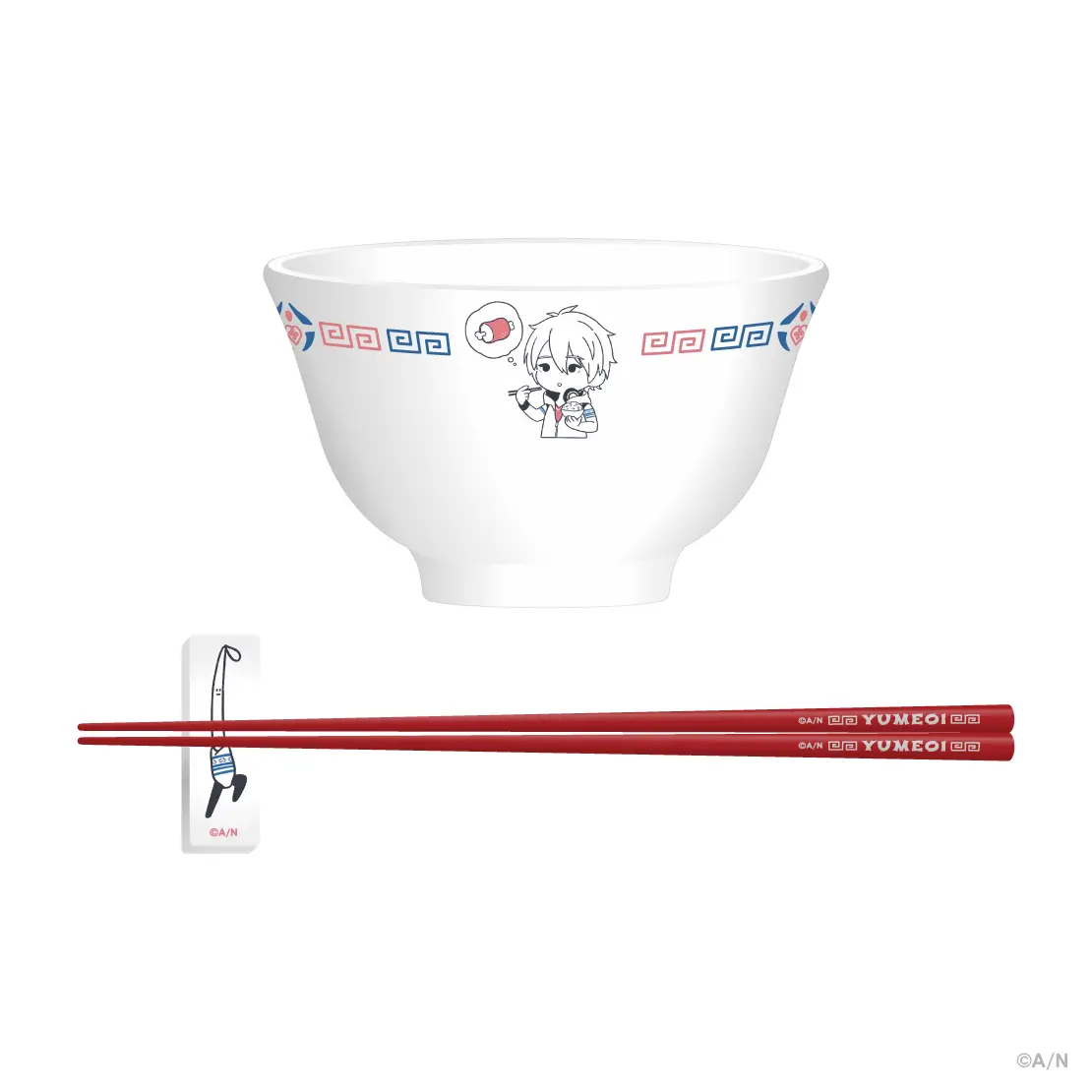 Yumeoi Kakeru - Bowl - Chopsticks - Tableware - Chopstick rest - Nijisanji
