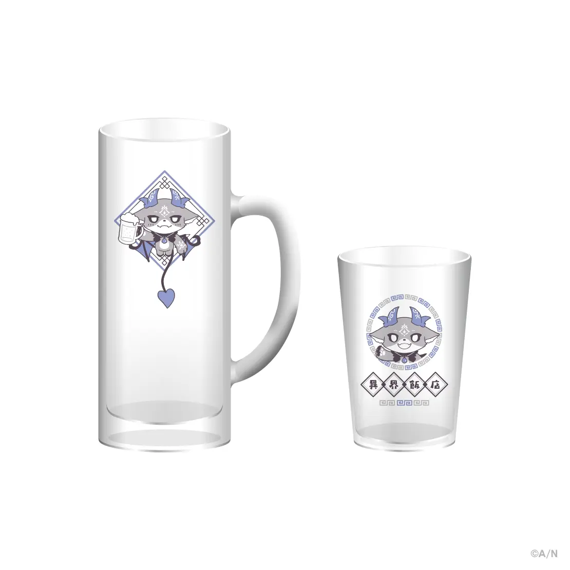 Debidebi Debiru - Tableware - Tumbler, Glass - Nijisanji