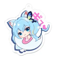 Ran Kobaru - Acrylic Key Chain - Key Chain - VTuber Size-50 x 50 (mm)