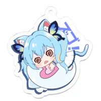 Ran Kobaru - Acrylic Key Chain - Key Chain - VTuber Size-50 x 50 (mm)
