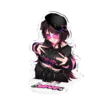 Inukai Mashiro - Acrylic stand - VTuber Size-70x70mm