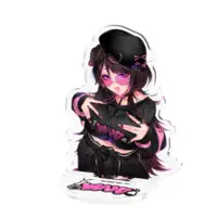 Inukai Mashiro - Acrylic stand - VTuber Size-70x70mm