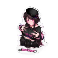 Inukai Mashiro - Acrylic stand - VTuber Size-70x70mm
