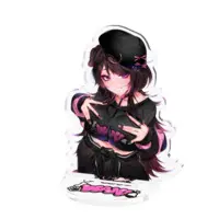 Inukai Mashiro - Acrylic stand - VTuber Size-70x70mm