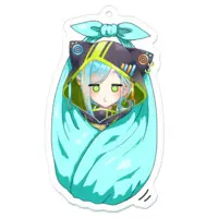 Necomare Eimu - Acrylic Key Chain - Key Chain - VTuber Size-70 x 70 (mm)