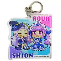 Murasaki Shion & Minato Aqua - Acrylic Key Chain - Key Chain - hololive