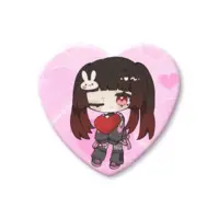 Unohana Yuzuki - Heart Badge - Badge - VTuber