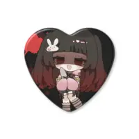 Unohana Yuzuki - Heart Badge - Badge - VTuber