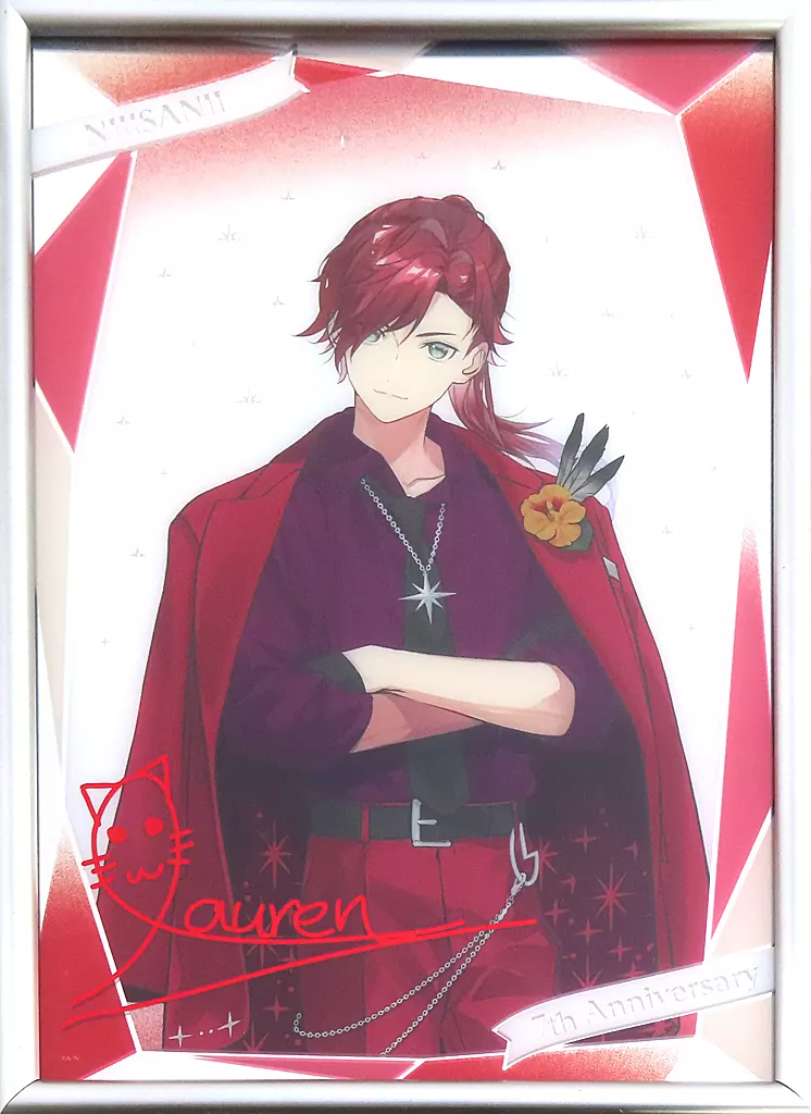 Lauren Iroas - Acrylic Art Plate - Acrylic stand - Nijisanji