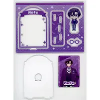 Mofu - Character Card - Acrylic stand - Colorful Peach