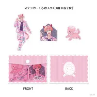 Akagi Wen - Case - Stickers - Nijisanji Wannyan Days - Nijisanji