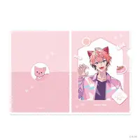 Akagi Wen - Stationery - Nijisanji Wannyan Days - Plastic Folder - Nijisanji