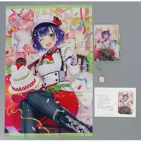 Nanase Suzuna - Key Chain - Character Card - Tapestry - Birthday Merch Complete Set - Acrylic Art Plate - Nijisanji
