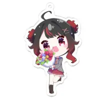 Pontorium - Acrylic Key Chain - Key Chain - VTuber Size-70 x 70 (mm)