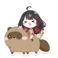 Pontorium - Acrylic Key Chain - Key Chain - VTuber Size-70 x 70 (mm)