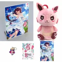 AZKi - Complete Set - Key Chain - Plush - Acrylic Key Chain - Acrylic Art Plate - Character Card - Hand-signed - Postcard - hololive