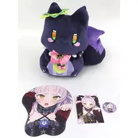 Murasaki Shion - Birthday Merch Complete Set - Mouse Pad - Badge - Postcard - Plush - hololive