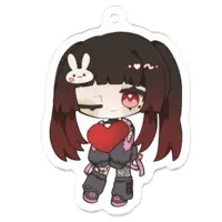 Unohana Yuzuki - Acrylic Key Chain - Key Chain - VTuber Size-50 x 50 (mm)