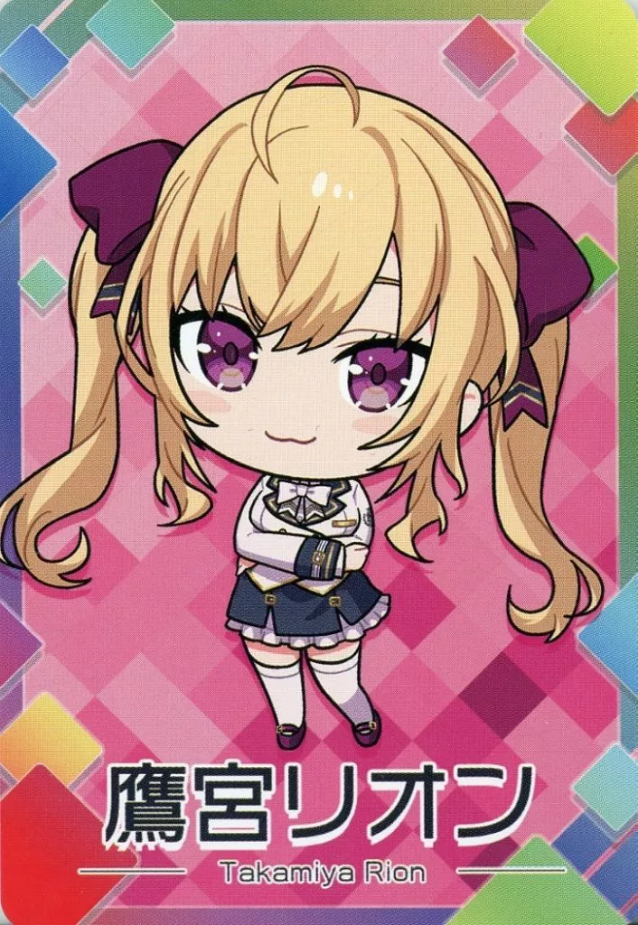 Takamiya Rion - Nijisanji Chips - Trading Card - Nijisanji