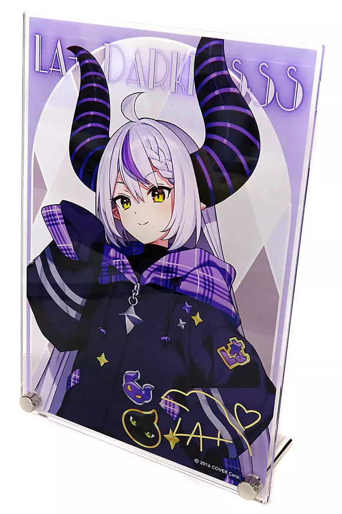 La+ Darknesss - hololive Kuji holo-LIFE - Acrylic Art Plate - Acrylic stand - hololive