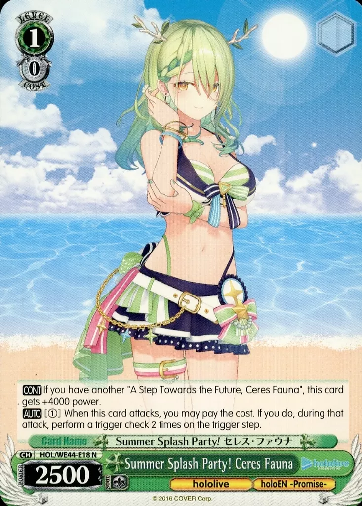 Ceres Fauna - Weiss Schwarz - Trading Card - Promise