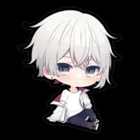 Mikoshiba Chihaya - Stickers - VTuber Size-100 x 100 (mm)