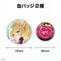 Tachitsute Toto - Badge - Nijisanji