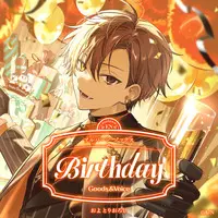 Alban Knox - Key Chain - Character Card - Tapestry - Acrylic Art Plate - Birthday Merch Complete Set - Nijisanji