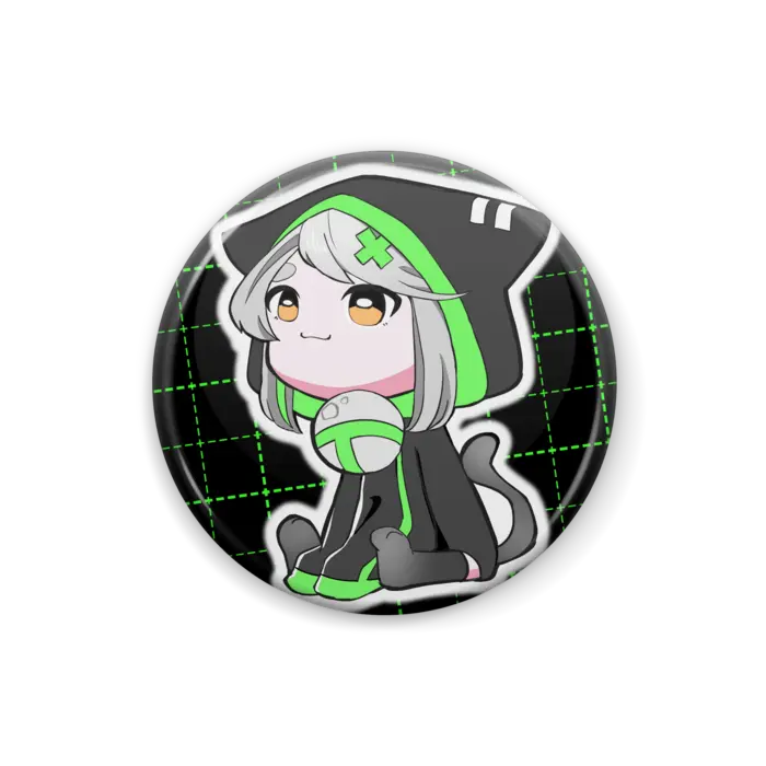 Shizuoka Yashiro - Badge - VTuber Size-25mm