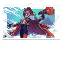 Fujinohana Takako - Acrylic Key Chain - Key Chain - VTuber Size-70 x 70 (mm)