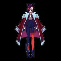 Fujinohana Takako - Stickers - VTuber Size-160 x 160 (mm)