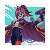 Fujinohana Takako - Badge - VTuber Size-100 x 100 (mm)