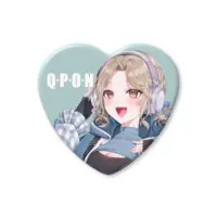 Ichijiku Q - Heart Badge - Badge - VTuber