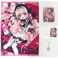 Makaino Ririmu - Tapestry - Key Chain - Character Card - Birthday Merch Complete Set - Acrylic Art Plate - Nijisanji