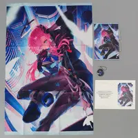 Yuhi Riri - Character Card - Key Chain - Tapestry - Birthday Merch Complete Set - Acrylic Art Plate - Nijisanji