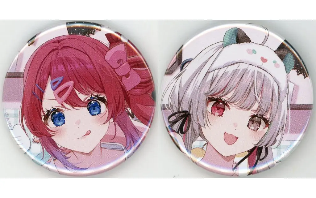 Kuramochi Meruto & Ishigami Nozomi - Badge - Nijisanji