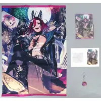 Doppio Dropscythe - Key Chain - Character Card - Tapestry - Birthday Merch Complete Set - Acrylic Art Plate - Nijisanji
