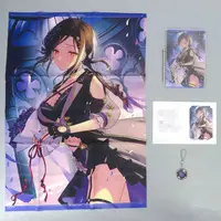 Shirayuki Tomoe - Key Chain - Tapestry - Character Card - Birthday Merch Complete Set - Acrylic Art Plate - Nijisanji