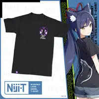 Shizuka Rin - Clothes - Nijisanji Liver Model T-Shirt - Niji-T - T-shirts - Nijisanji Size-M