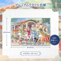 hololive - Illustration Board - Akai Haato & Aki Rosenthal & Natsuiro Matsuri & Shirakami Fubuki