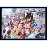 hololive - Trading Card Supplies - Card Sleeves - Ookami Mio & Shirakami Fubuki & Inugami Korone & Nekomata Okayu