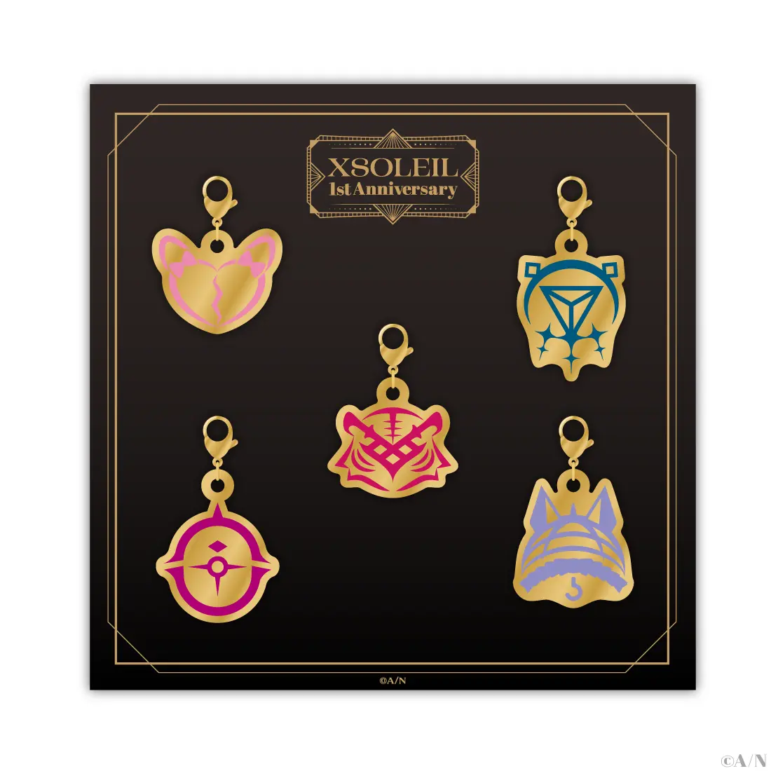 XSOLEIL - Key Chain - Ver Vermillion & Meloco Kyoran & Doppio Dropscythe & Kotoka Torahime