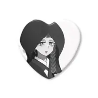 Obana Sokotsu - Heart Badge - Badge - VTuber