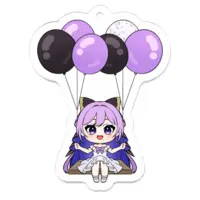 Amano Shion - Acrylic Key Chain - Key Chain - VTuber Size-50 x 50 (mm)