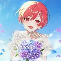 Oikawa Yuuri - Complete Set - Badge - Acrylic Art Plate - Ring Light - Character Card - VTuber